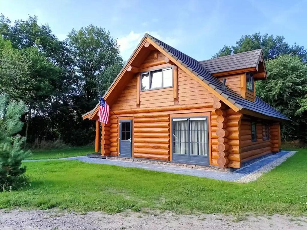 Unieke Houten Villa Met Sauna In Twente - 5P Den Ham Dış mekan fotoğraf