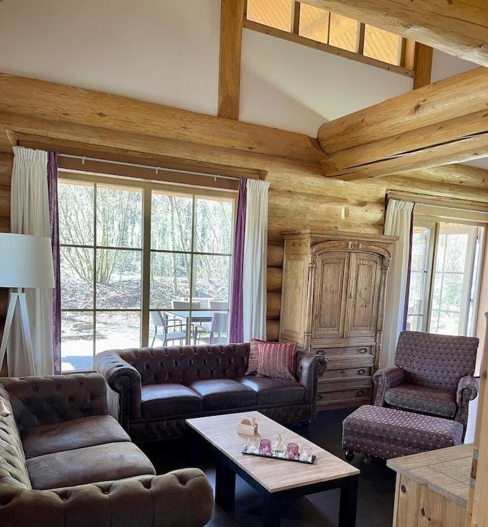 Unieke Houten Villa Met Sauna In Twente - 5P Den Ham Dış mekan fotoğraf