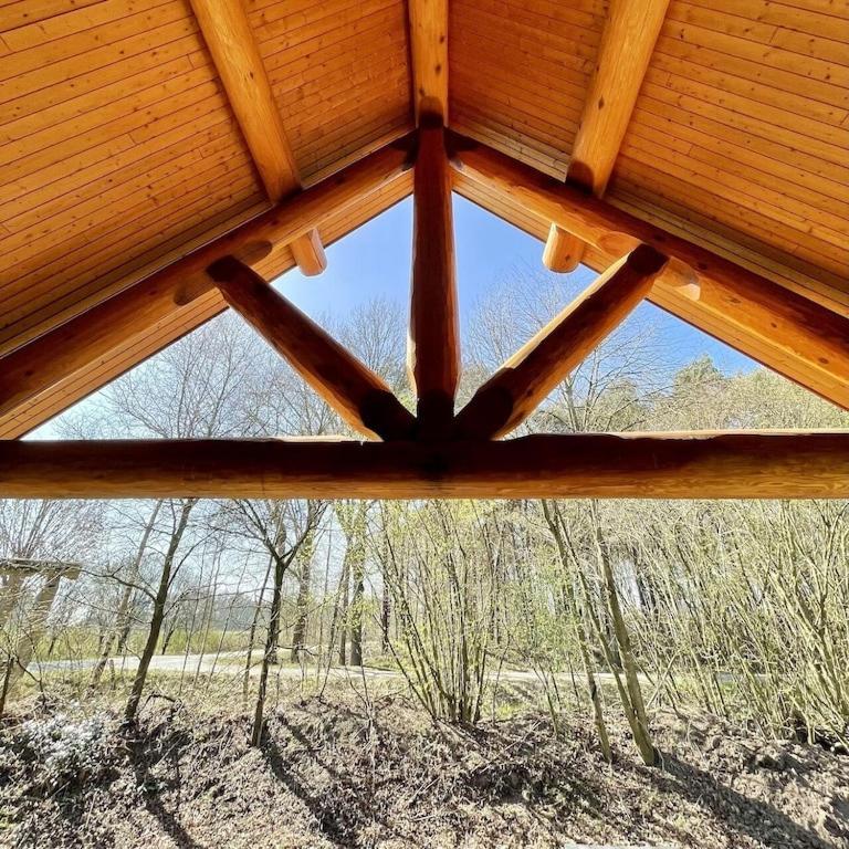 Unieke Houten Villa Met Sauna In Twente - 5P Den Ham Dış mekan fotoğraf