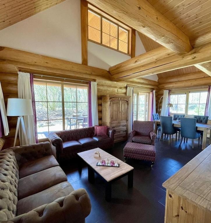 Unieke Houten Villa Met Sauna In Twente - 5P Den Ham Dış mekan fotoğraf